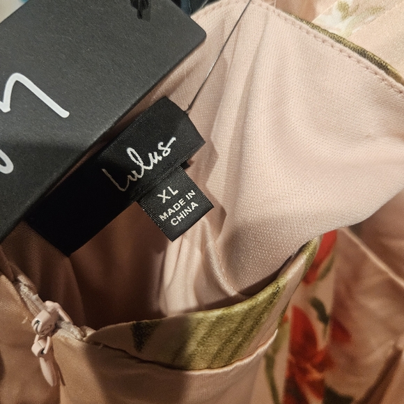 Still the One Blush Pink Floral Print Satin Maxi Dress - Picture 7 of 8